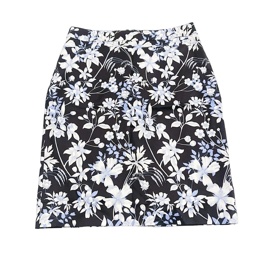Talbots Flower Printed Pencil Skirt Patterned SZ6 NWT